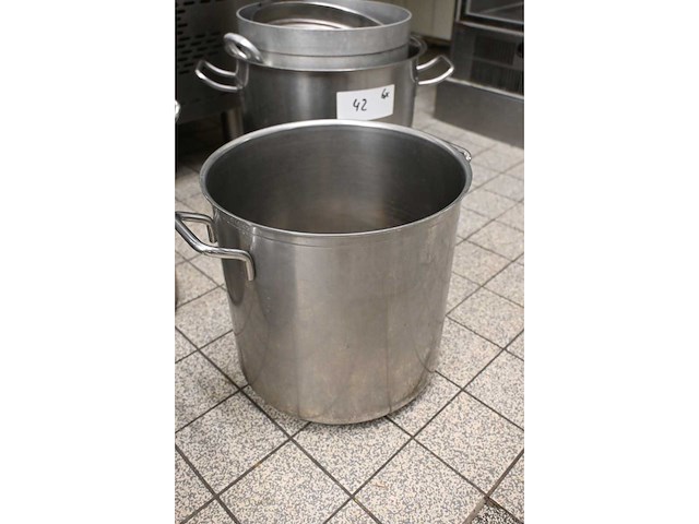 Rvs pan (6x) - afbeelding 6 van  7