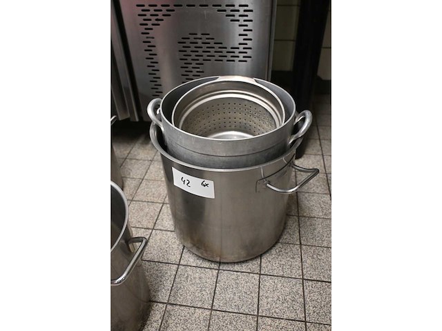Rvs pan (6x) - afbeelding 7 van  7