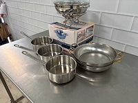 Rvs pan (6x) - afbeelding 4 van  4