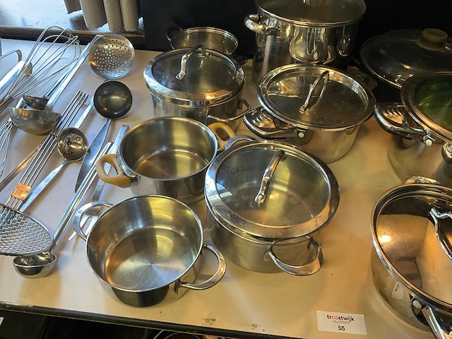 Rvs pannen (11x) - afbeelding 5 van  6