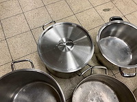 Rvs pannen (7x) - afbeelding 6 van  7