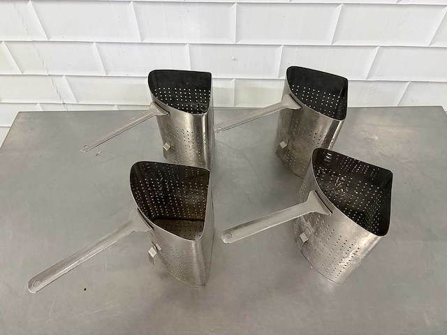 Rvs pasta kookmand (4x) - afbeelding 2 van  2