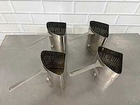 Rvs pasta kookmand (4x) - afbeelding 2 van  2