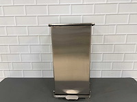 Rvs pedaalbediend afvalbak inhoud 100 liter