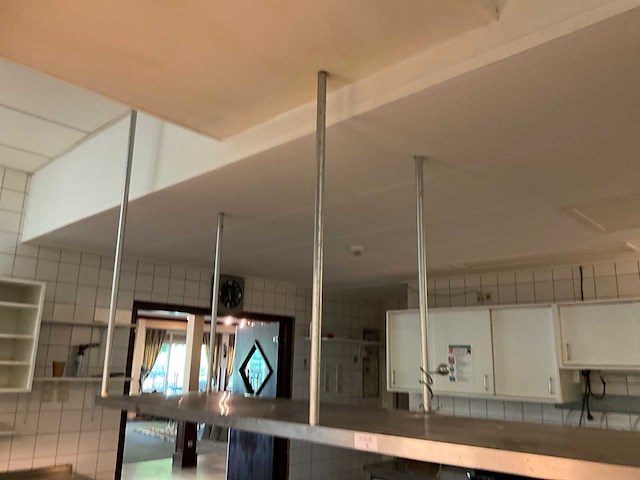 Rvs plafond etagère - afbeelding 3 van  6