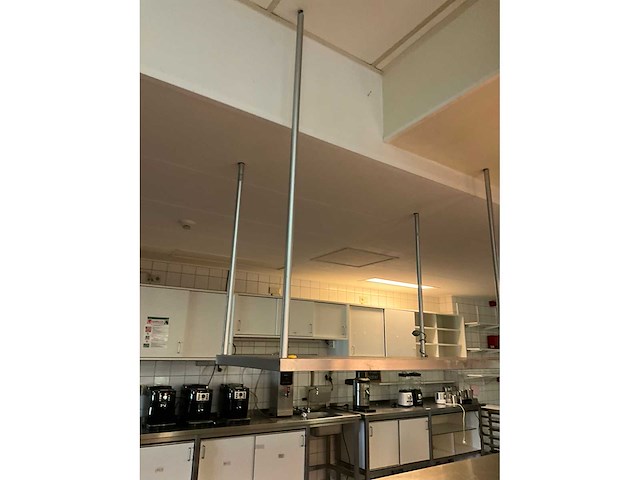Rvs plafond etagère - afbeelding 4 van  6