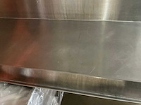 Rvs plank met goot - afbeelding 2 van  4