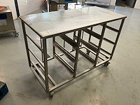 Rvs platenwagen - afbeelding 2 van  4