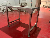 Rvs platform met afvul opening - afbeelding 2 van  4