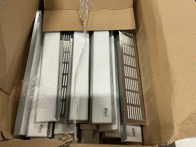Rvs plintrooster 500x80mm (125x) - afbeelding 2 van  4