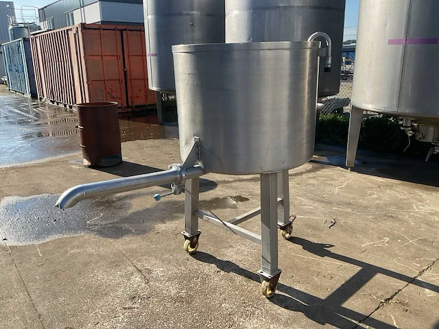 Rvs proces-/opvangbak - afbeelding 2 van  4