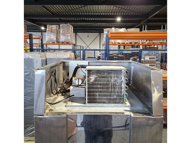 Rvs professionele horeca koelkast, dexion, grijs / chroom - afbeelding 2 van  10