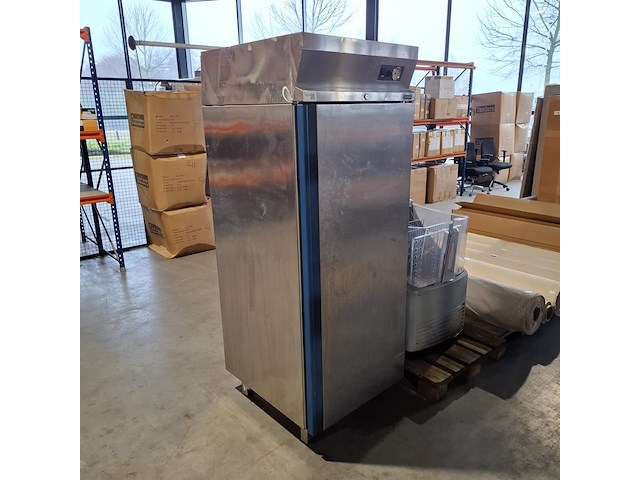 Rvs professionele horeca koelkast, dexion, grijs / chroom - afbeelding 3 van  10