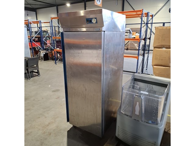 Rvs professionele horeca koelkast dexion, grijs / chroom - afbeelding 1 van  10