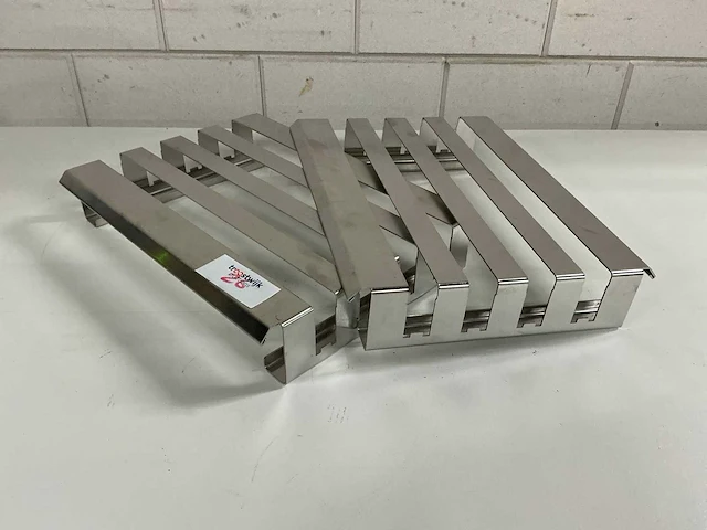 Rvs rack (2x) - afbeelding 1 van  2