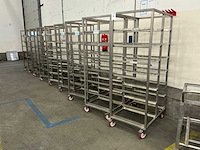 Rvs regaalwagen (9x) - afbeelding 1 van  3