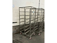 Rvs regaalwagen (9x) - afbeelding 3 van  3