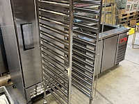 Rvs regaalwagen hoogte 170 cm - afbeelding 2 van  4