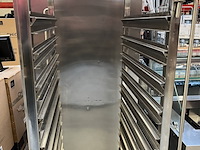 Rvs regaalwagen hoogte 170 cm - afbeelding 3 van  4