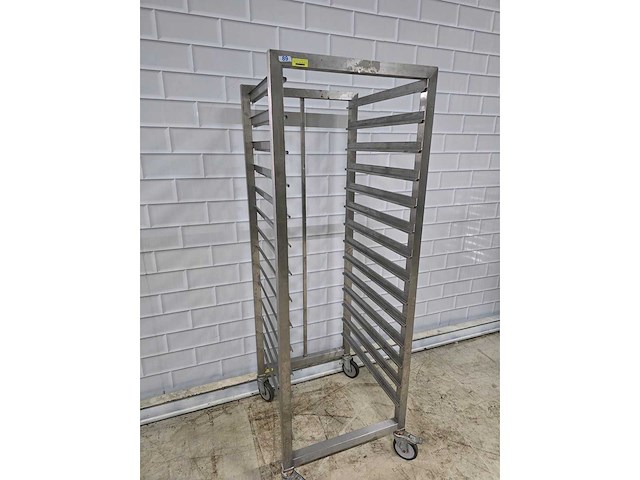 Rvs regaalwagen - afbeelding 3 van  4