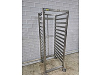 Rvs regaalwagen - afbeelding 3 van  4