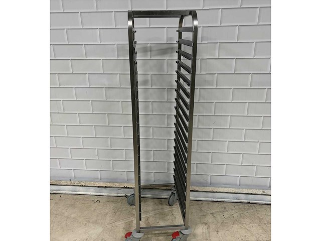 Rvs regaalwagen - afbeelding 1 van  4