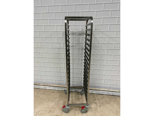 Rvs regaalwagen - afbeelding 2 van  4