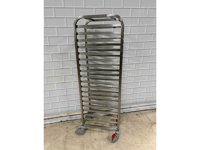 Rvs regaalwagen - afbeelding 3 van  4