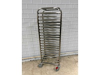 Rvs regaalwagen - afbeelding 3 van  4