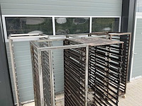 Rvs regaalwagens/platenkarren (6x) - afbeelding 8 van  8