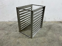 Rvs rek (6x) - afbeelding 1 van  3