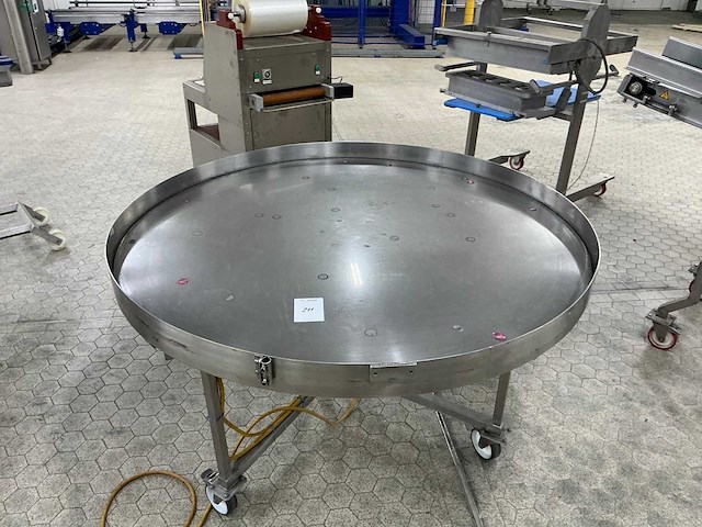 Rvs roterende buffertafel - afbeelding 3 van  3