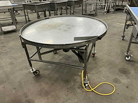 Rvs roterende buffertafel - afbeelding 1 van  3