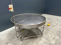 Rvs roterende buffertafel - afbeelding 1 van  5
