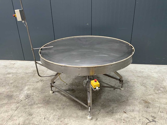 Rvs roterende buffertafel - afbeelding 2 van  5