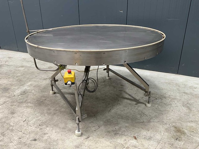Rvs roterende buffertafel - afbeelding 3 van  5