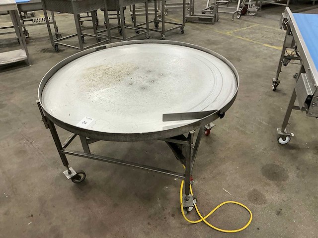 Rvs roterende buffertafel - afbeelding 2 van  3