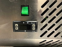 Rvs saladebar opzetkoeling h. 64 x b. 150 x d. 34 cm - afbeelding 3 van  4