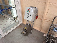 Rvs sanitaire centrifugaalpomp yuy-l 1.5kw met frequentieregelaar