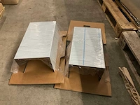 Rvs schacht voor afzuigkap 26x20 cm - afbeelding 1 van  2