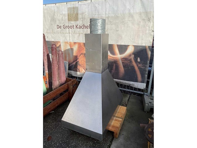 Rvs schouwkap - afbeelding 2 van  2