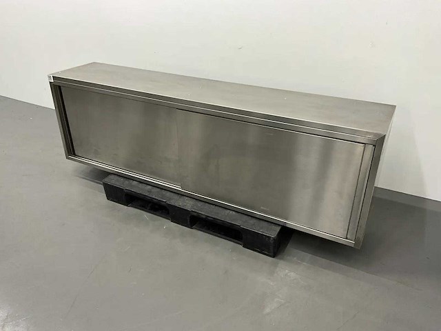 Rvs schuifdeurkast - afbeelding 1 van  4