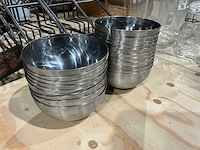 Rvs serveerkom ø 12 cm (18x) - afbeelding 1 van  2