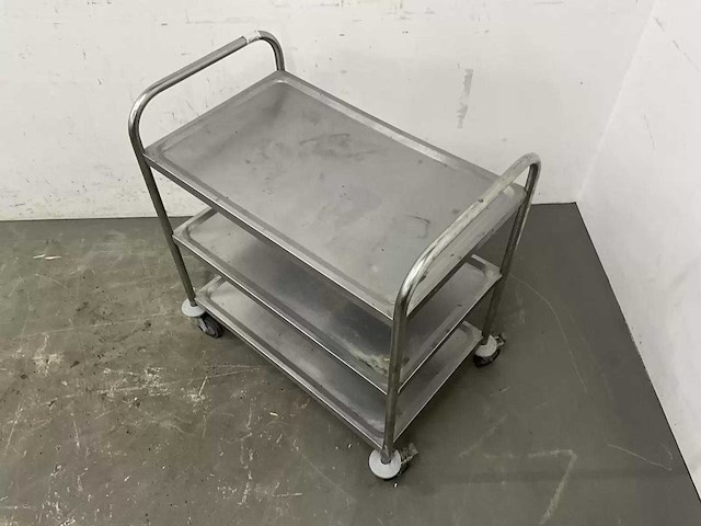 Rvs serveerwagen - afbeelding 4 van  4