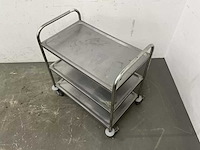 Rvs serveerwagen - afbeelding 4 van  4