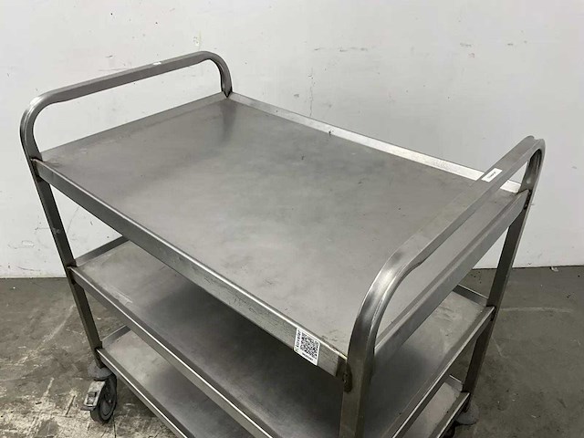 Rvs serveerwagen - afbeelding 4 van  5