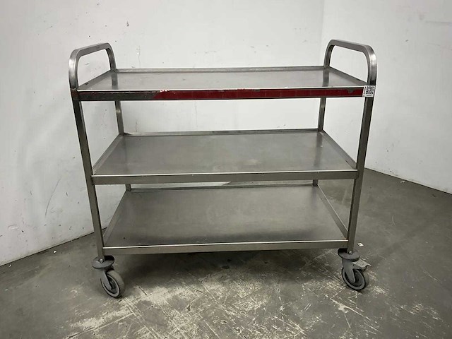 Rvs serveerwagen - afbeelding 4 van  5