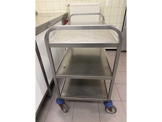 Rvs serveerwagen - afbeelding 4 van  4