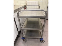 Rvs serveerwagen - afbeelding 4 van  4