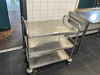 Rvs serveerwagen - afbeelding 4 van  4